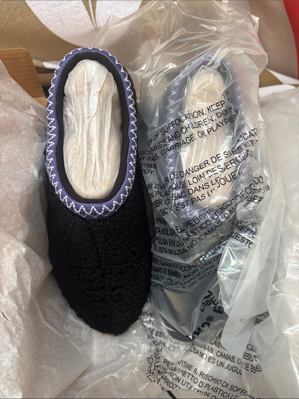 black Ryka Stellar Cozy women's mule size 5.5 M